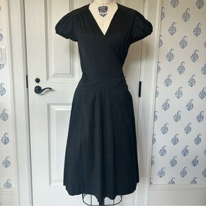 Calypso St. Barth Black Silk Wrap Dress Women’s Size XS